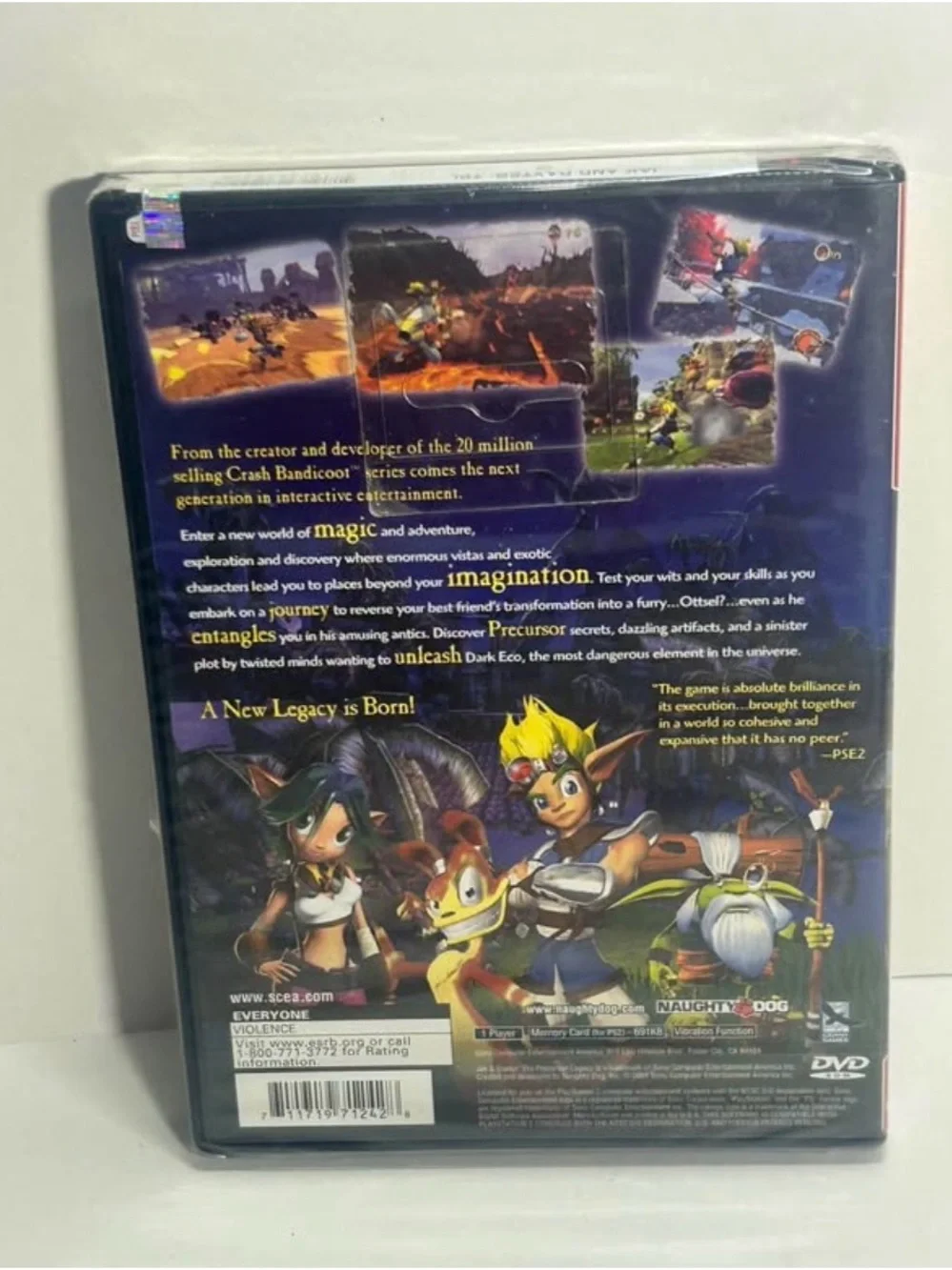 Sony PlayStation 2 Jak and Daxter Greatest Hits (Red, Yellow, Blue)